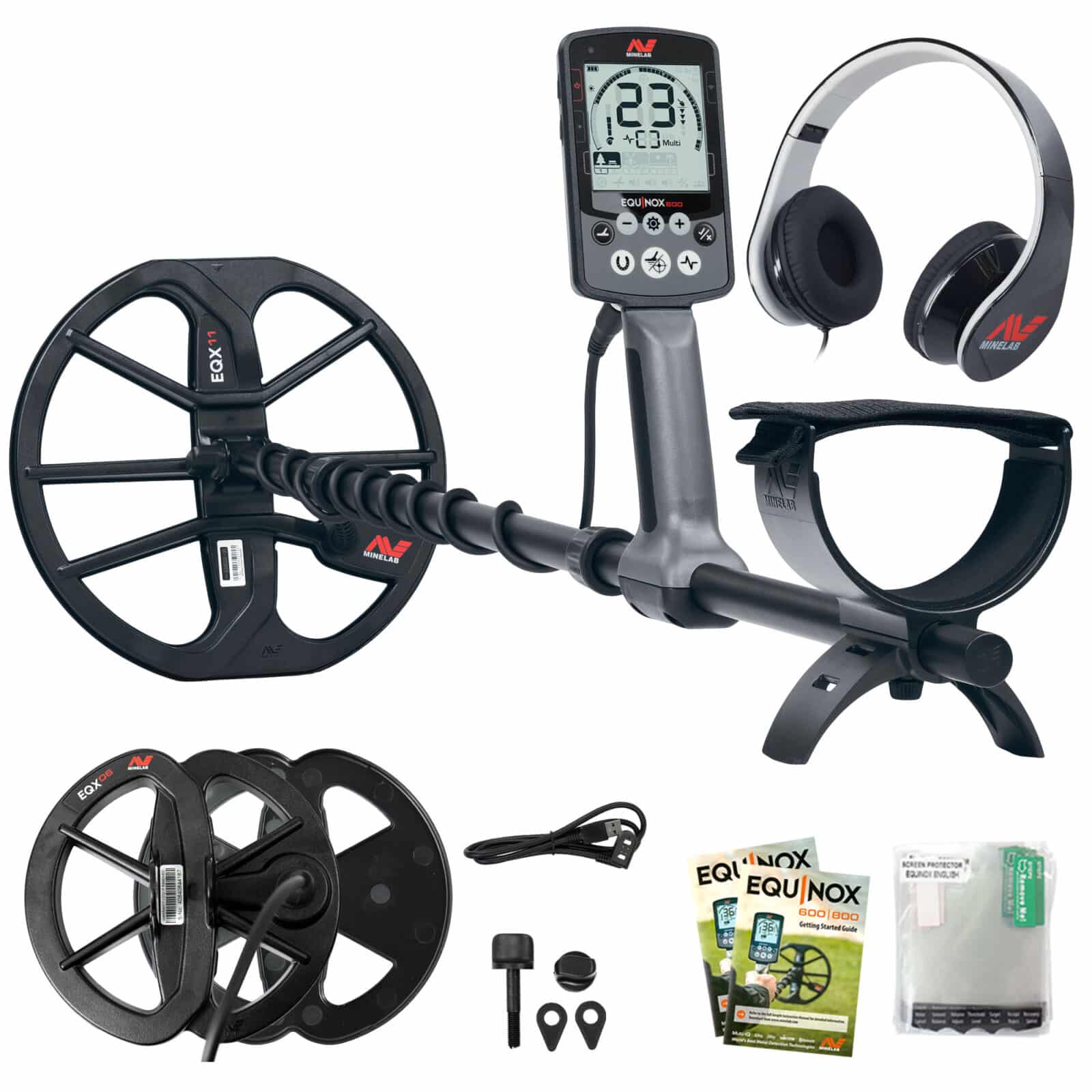 Minelab EQUINOX 600 Metal Detector w/ Minelab 6″ Search Coil