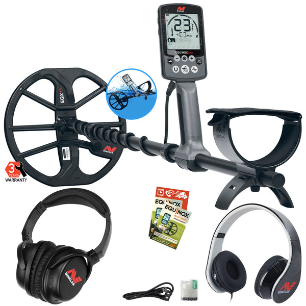 Minelab EQUINOX 600 Metal Detector with Minelab Bluetooth Wireless