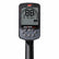 Minelab Equinox 900 control pod with monochrome LCD showing target ID 88 and the keypad
