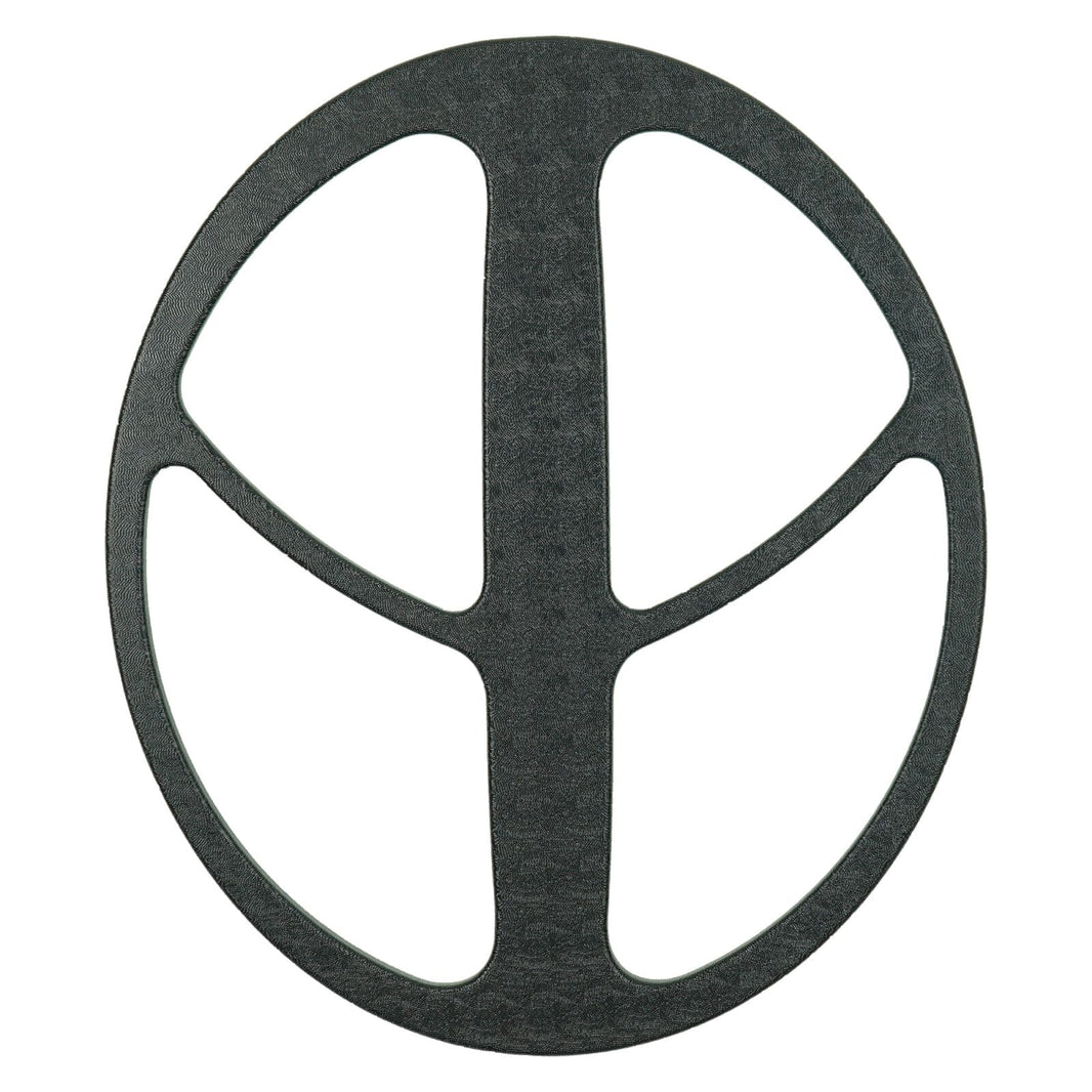 Nokta 15x17.5 inch IM45 search coil cover shown from front angle