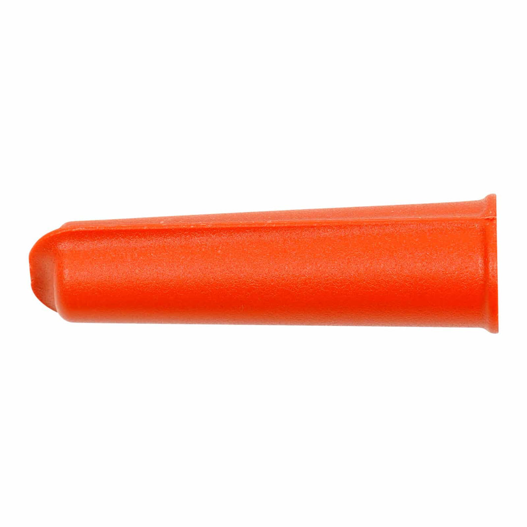 Nokta Pointer orange hard shell case with scraping blade attachment