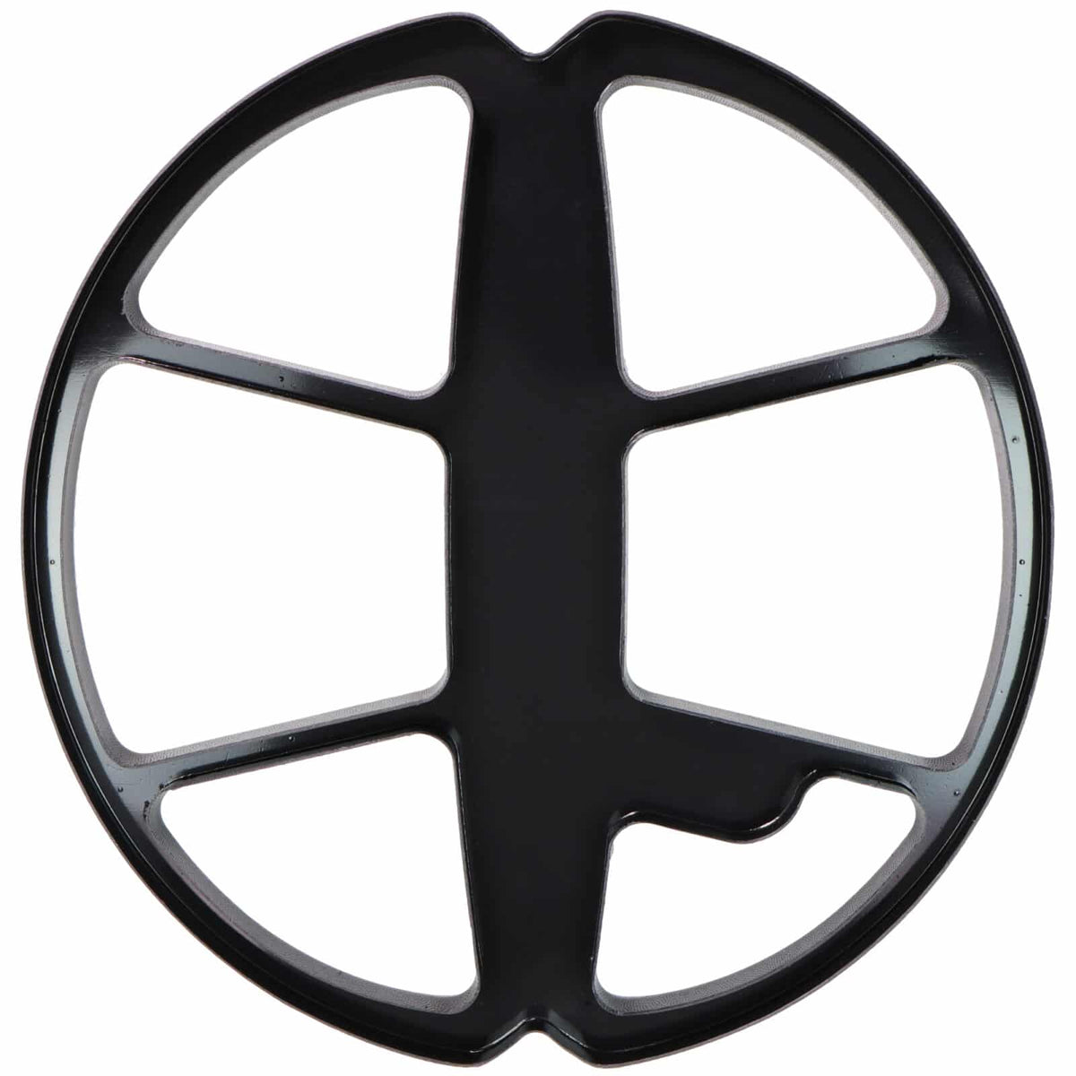 Close-up view of Nokta coil cover showing durable protective material and construction