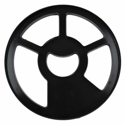 Close-up view of Nokta 9 inch coil cover showing protective material and fit