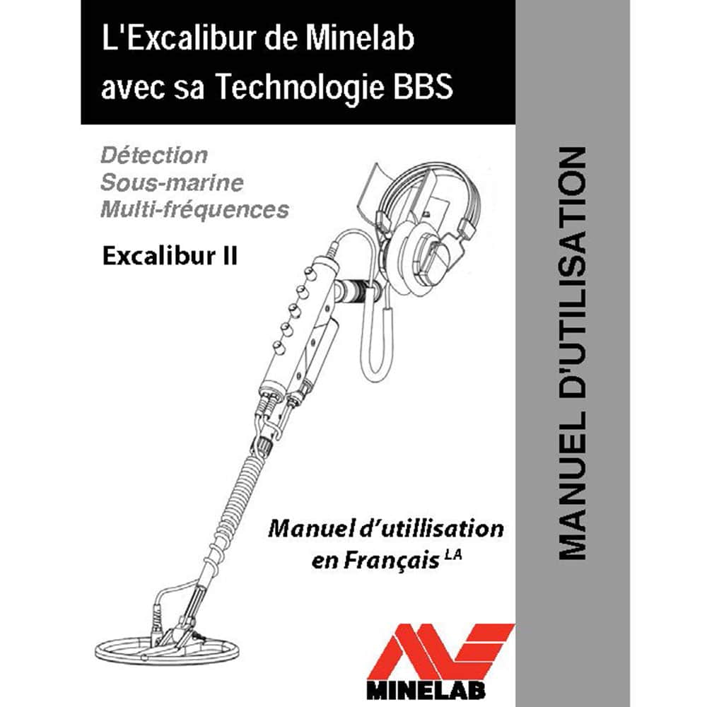 Minelab Excalibur II Instruction Manual Digital