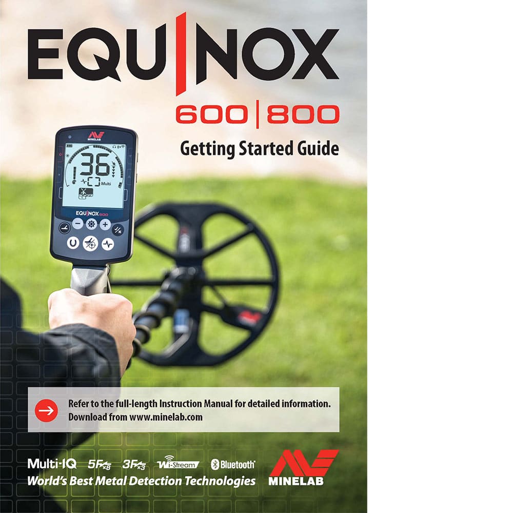 Minelab Equinox 600 | 800 Getting Started Guide Digital