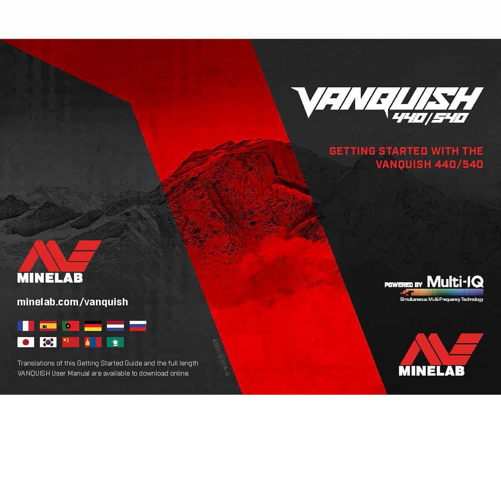 Minelab Vanquish 440 | 540 Getting Started Guide Digital