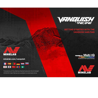 Minelab Vanquish 440 | 540 Getting Started Guide Digital
