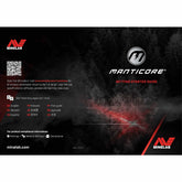 MINELAB Manticore Quick Start Guide