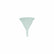 TerraX 1 inch white plastic funnel for gold prospecting and specimen transfer