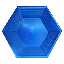 Hexagonal Gold Pan 15" Blue for Gold Mining Prospecting