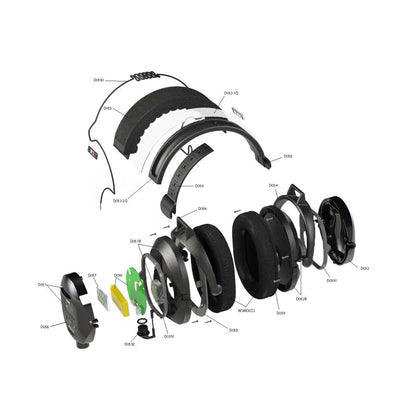 XP Deus WS5 Full-Sized Wireless Headphones with Built-In Display