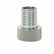 AU Engineering 1.25 inch aluminum hose connector showing threaded and slip ends