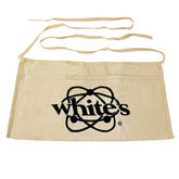 White's detecting apron showing separate trash and treasure compartments