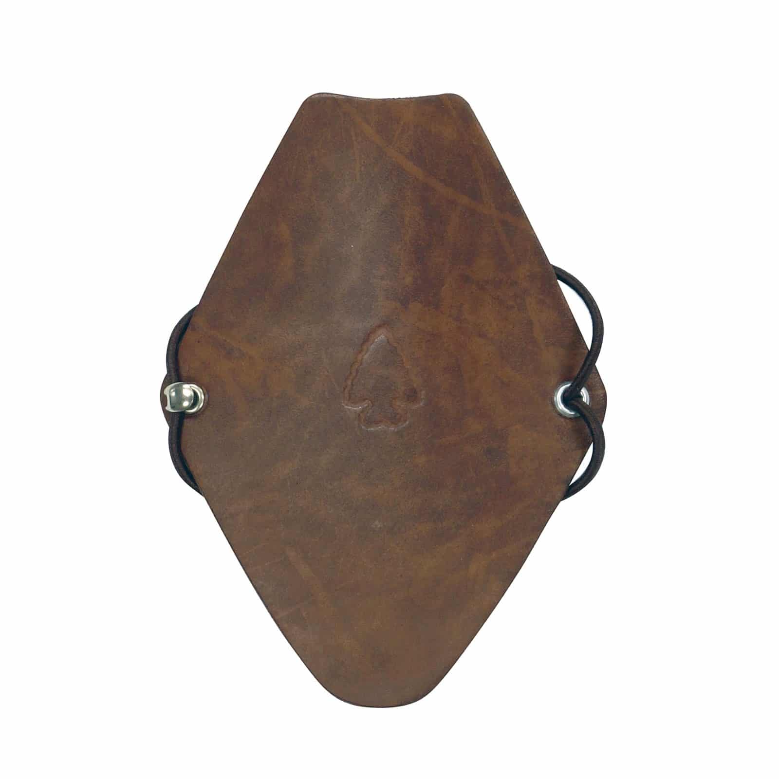 Serious Archery Kids Size Diamond Shape Bow Hunting Armguard in Brown Leather