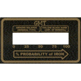 White's GMT LCD window decal replacement part showing clear protective film