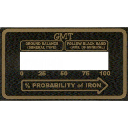 White's GMT LCD window decal replacement part showing clear protective film