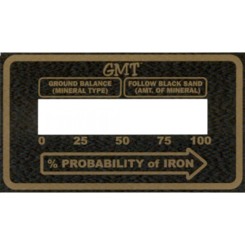 White's GMT LCD window decal replacement part showing clear protective film