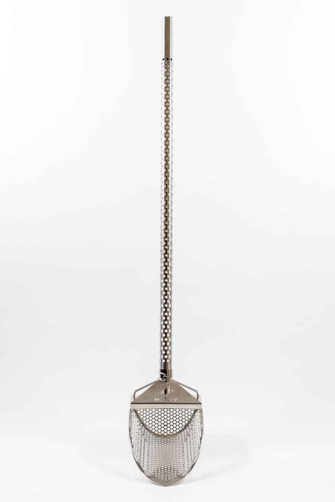 Motley Beach Sand Scoop with 44 in handle in silver