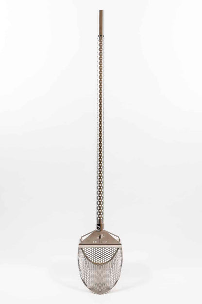 Motley Beach Sand Scoop with 44 in handle in silver