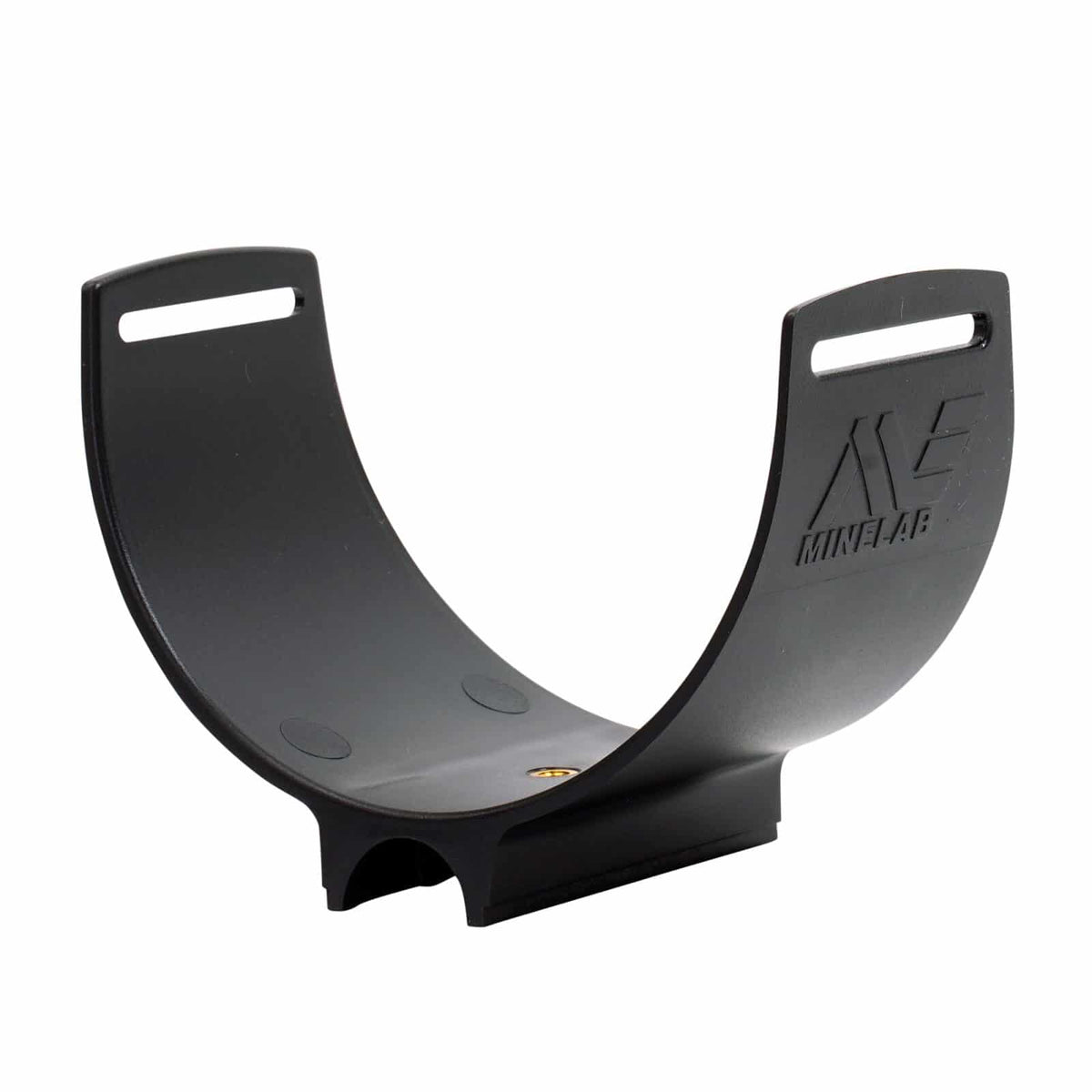 Minelab Equinox armrest back view showing attachment mechanism