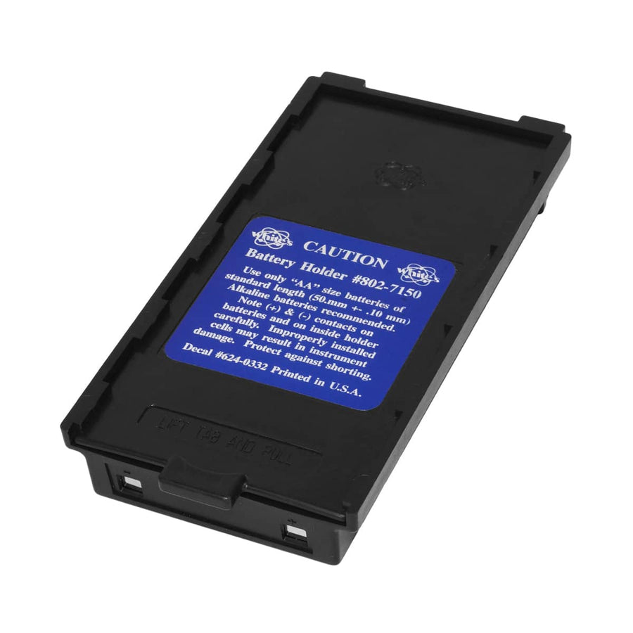 Another view of the closed White's penlight battery holder for eight AA batteries 