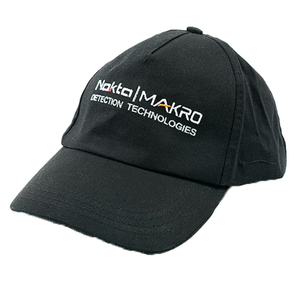 Nokta black cap for sun protection during long metal detecting sessions