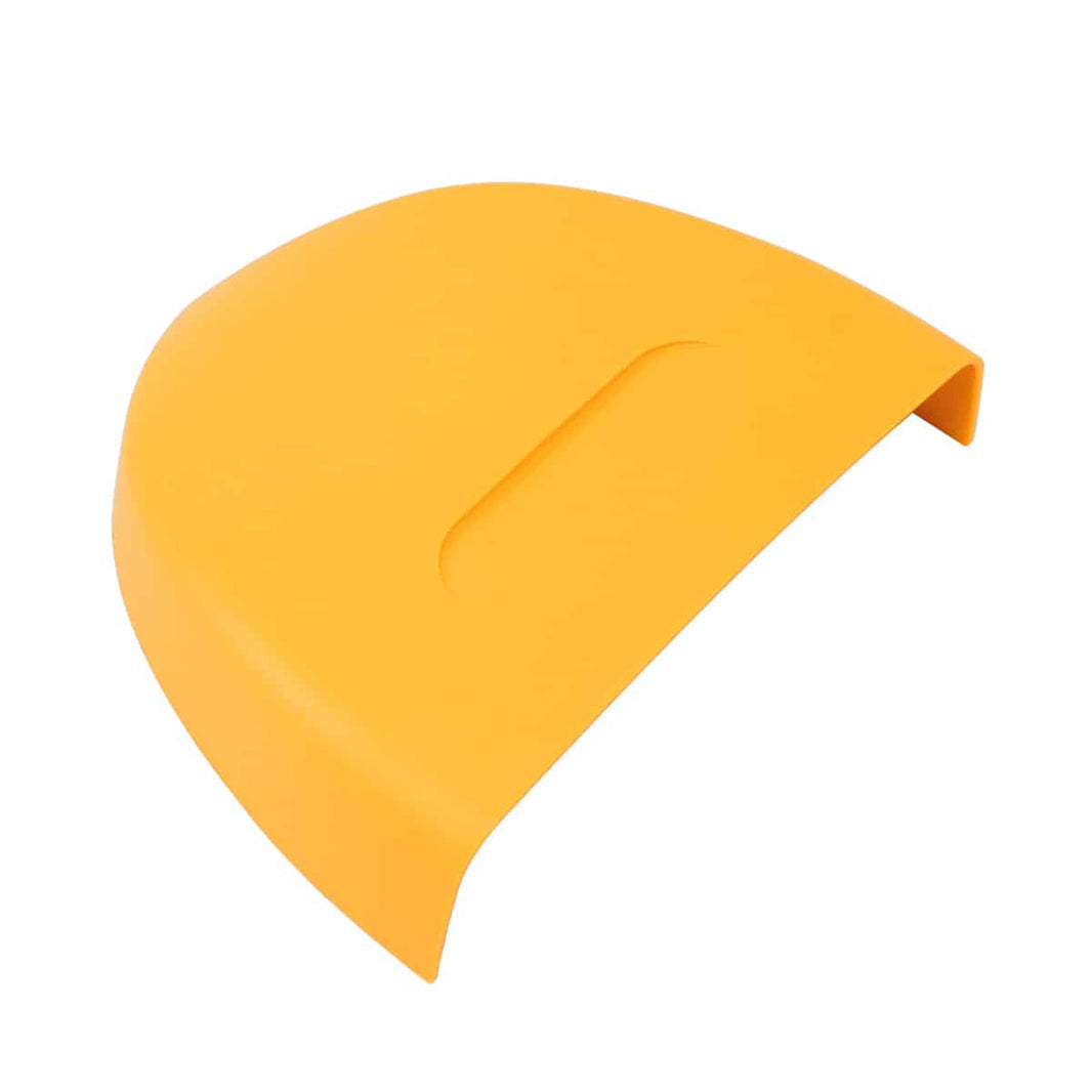 The yellow replacement Battery Cover for the Garrett ACE series Metal Detectors, shown on a white background.  