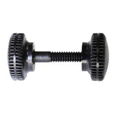 Fisher round nut and bolt hardware kit for search coil mounting on white background