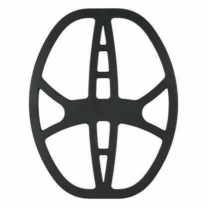 Garrett 14x11 DD Reaper coil cover showing elliptical shape and protective material