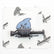Complete Anderson AND-06 SCUBA hardware set for Minelab Excalibur detectors