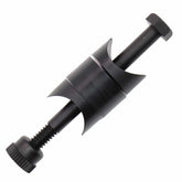 Close-up view of Anderson AND-06 hardware pieces for over under shaft configuration