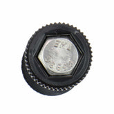 Close-up view of Anderson replacement handle hardware pieces