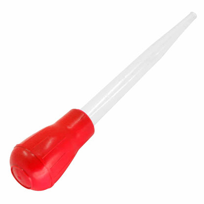 Red Blue Bowl Baster demonstrating ergonomic design for gold recovery operations