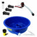 Blue Bowl Concentrator Kit complete setup showing bowl, pump, leg levelers and accessories