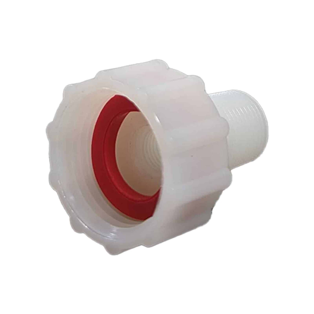 Blue Bowl valve fitting replacement part with included washer for gold concentrator