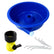 Blue Bowl concentrator with yellow control valve and three leveling legs