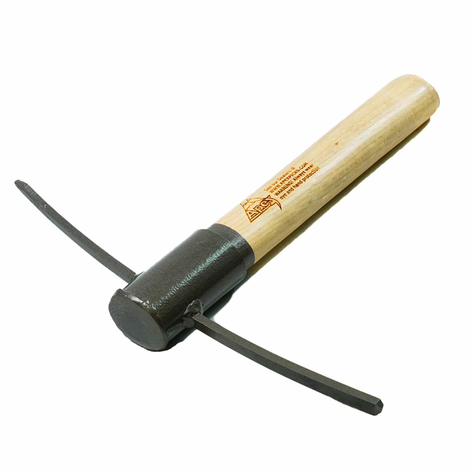 Apex Pick Badger Crevice 12" Length Hickory Handle