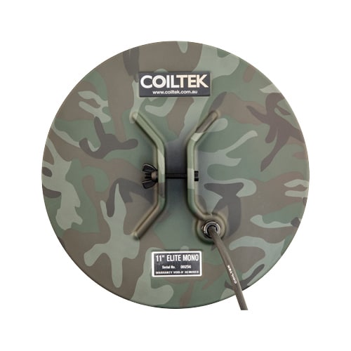 Coiltek 11" Mono Elite Camo Search Coil for Minelab SD, GP and GPX