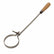 TerraX 15 inch steel crucible tongs with wood handle and adjustable grip mechanism