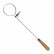 Close-up view of TerraX crucible tongs adjustable jaw gripping a ceramic crucible