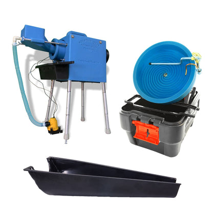 Camel Mining Mountain Goat Trommel with Desert Fox gold panning machine complete kit