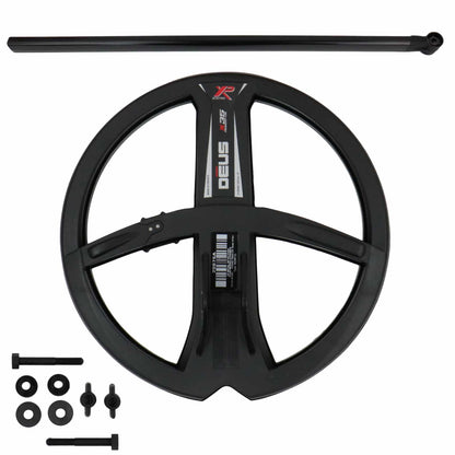 XP Deus X35 9-inch round DD search coil with lower pole and wireless electronics