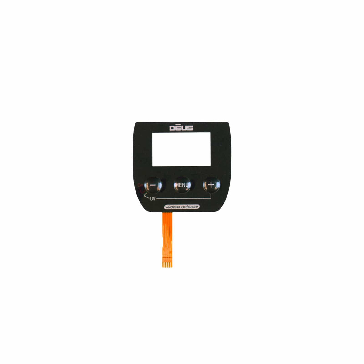 XP Deus WS5 keypad replacement part showing button layout and waterproof construction