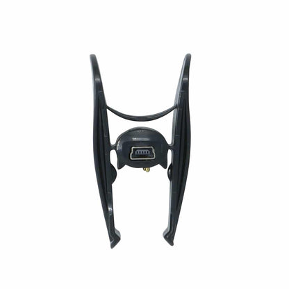 XP Search Coil Charging Clip with dual arms and reinforced contact pins for Deus, Deus II, and ORX wireless coils