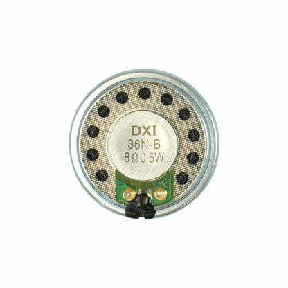 Close-up view of XP speaker replacement part D089 with technical specifications visible