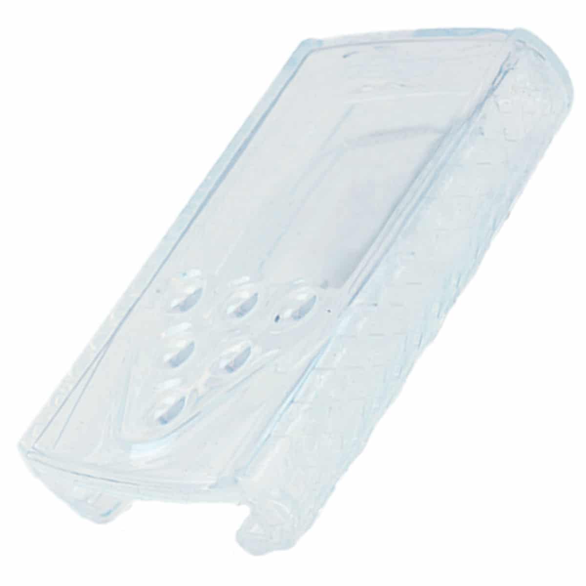 Clear silicone protective case for XP metal detector remote control with textured grip pattern