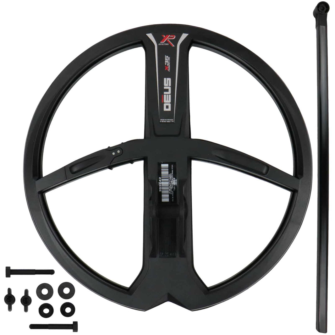 XP Deus X35 11-inch round waterproof DD search coil for DEUS and ORX metal detectors