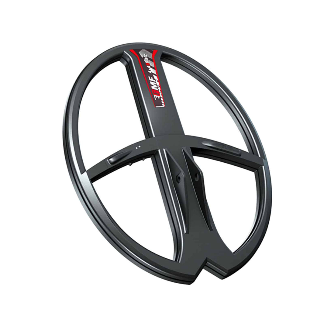 XP Deus II 13 x 11 inch FMF Waterproof Search Coil, Lower Rod, and Hardware
