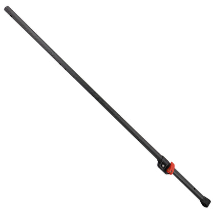 Detect-Ed Black LS Carbon Fiber Upper & Lower Shaft for Minelab Equinox Detector w/ Alloy Arm Cuff