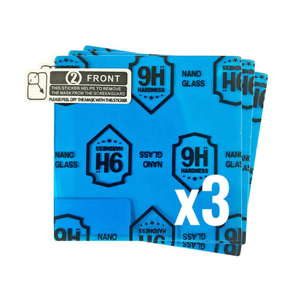 Three Detect-Ed Nano Glass screen protectors for Nokta Legend